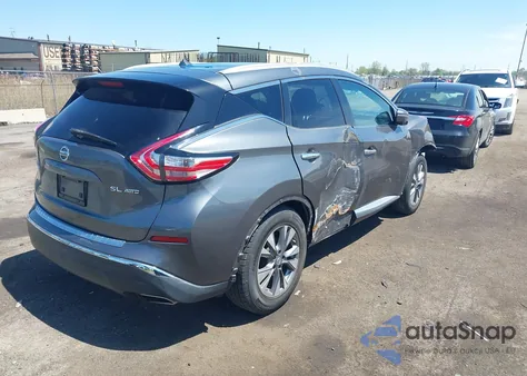 2015 Nissan Murano Sl from USA, damaged, VIN 5N1AZ2MH3FN216809